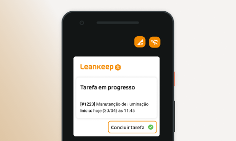 Tela de modelo de planilha pronta